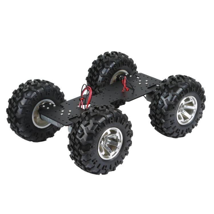 Carro programável do robô da roda Off-Road para Arduino, grande chassi do tanque RC, motor 4WD, carga 5kg, motor 12V DC, kit DIY