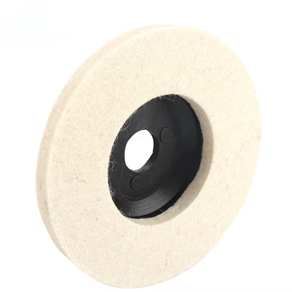 50mm/75mm lã polimento roda almofadas ângulo moedor roda feltro disco de polimento para metal mármore vidro cerâmica 1pc