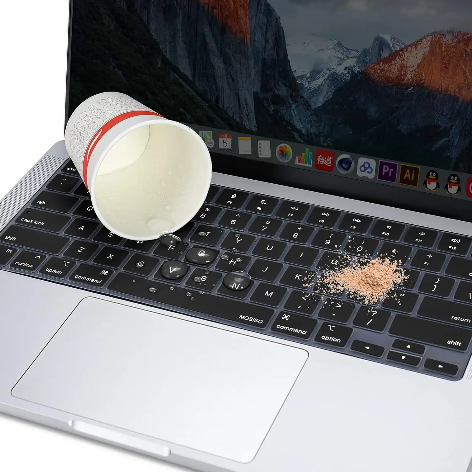 EU/US เค้าโครง RU ES FR แป้นพิมพ์สําหรับ MacBook 2023 M3 Pro14 A2918 A2992 A2779 & Pro 16 A2991 A2780 A2485 Air 15/13 "A2941 A2681