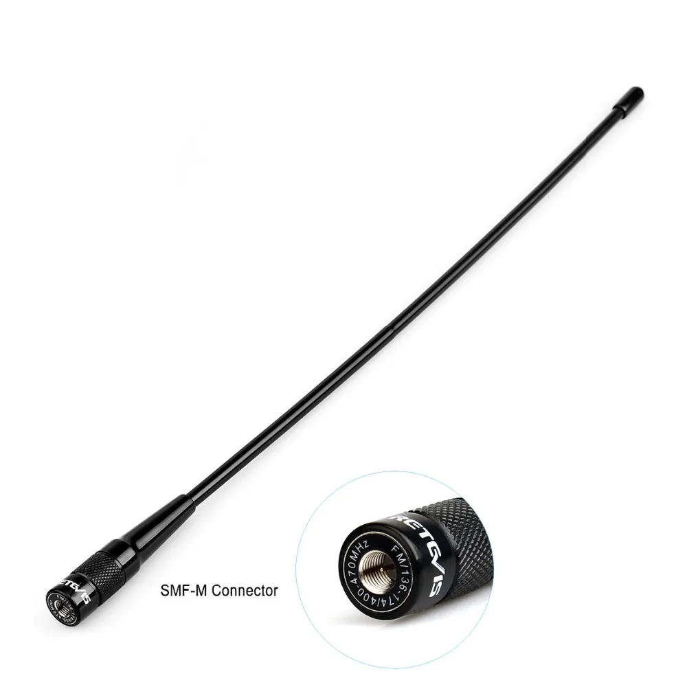 2 uds Retevis RHD-771 antena de SMA-M VHF UHF antena de doble banda para Yaesu VX-3R VX-5R VX-7R Retevis RT3S RT3 RT81 RT1 para TYT MD380