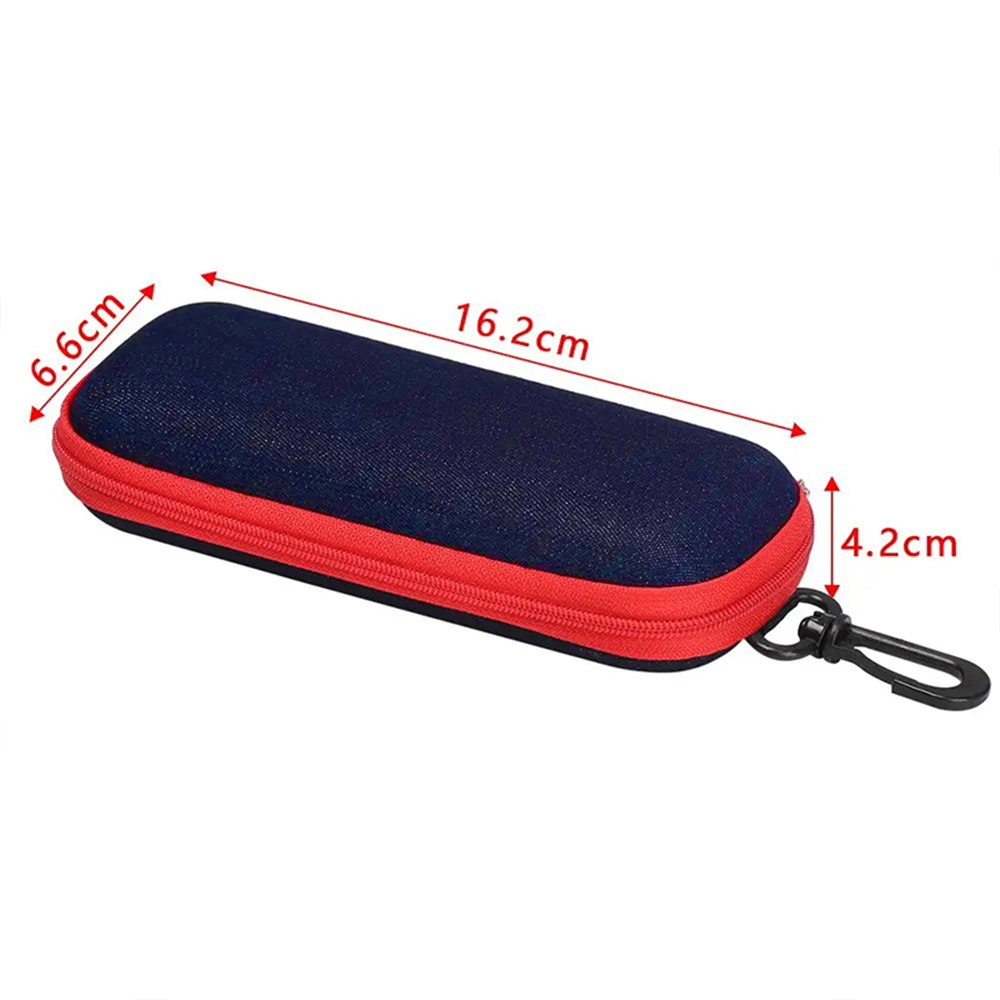 Denim Fabric Glasses Cases Zipper Sunglasses Protection Container Eyeglasses Pencil Case Reading Glasses Box Organizer Carry Bag