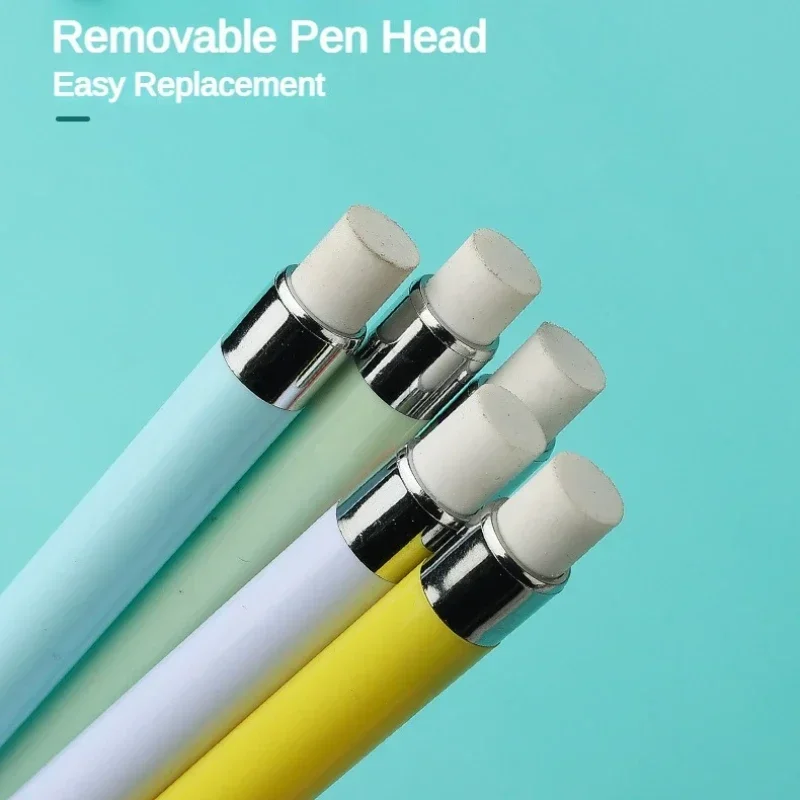 12 pçs conjunto infinito lápis multicolorido eternidade lápis sem tinta com borracha caneta escola papelaria desenho canetas materiais de arte
