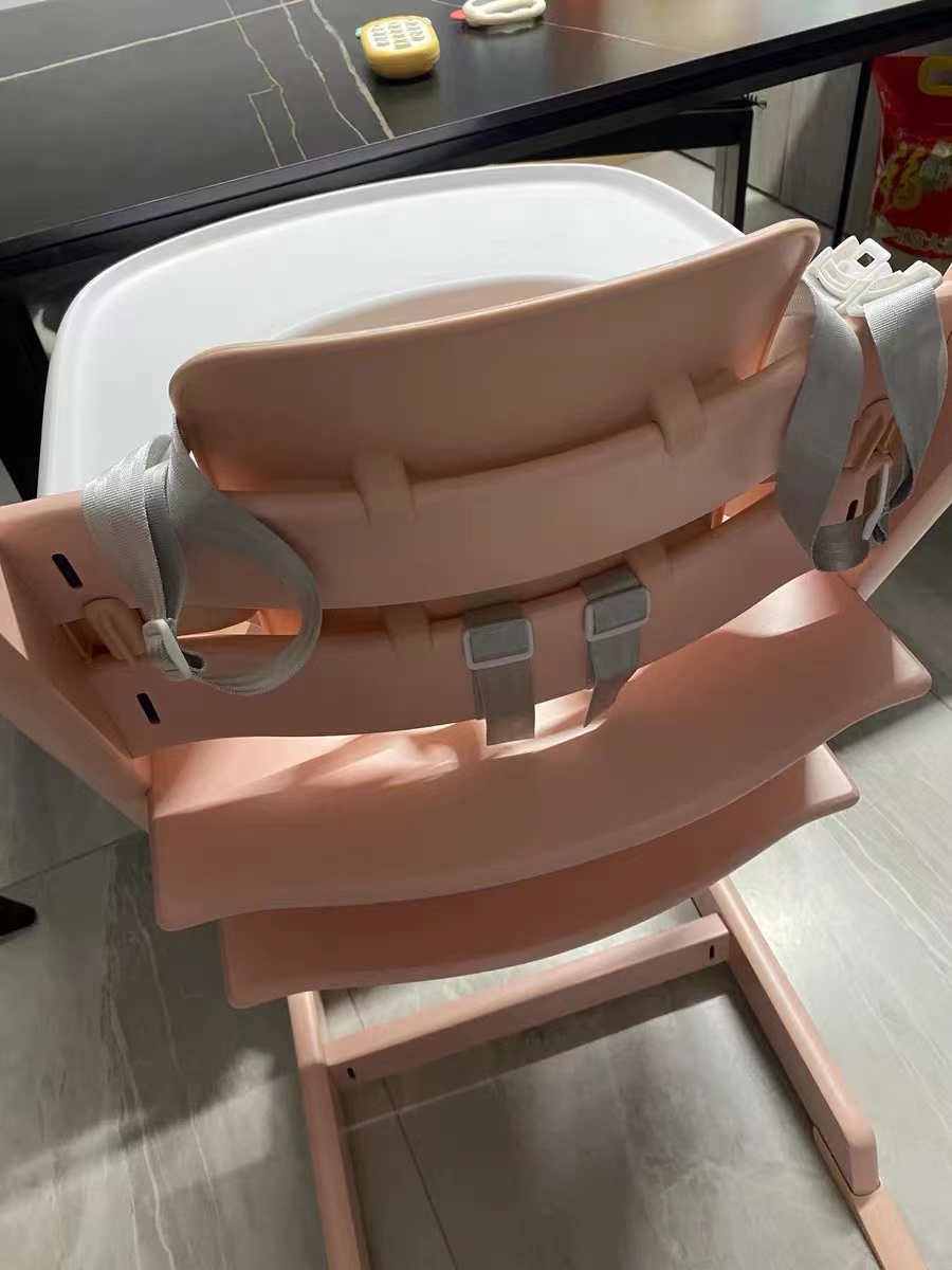 เข็มขัดที่นั่งเก้าอี้การเจริญเติบโต5จุดสำหรับ Stokke Tripp Trapp เก้าอี้เด็กเก้าอี้รับประทานอาหารสูงเข็มขัดนิรภัยห้าจุด