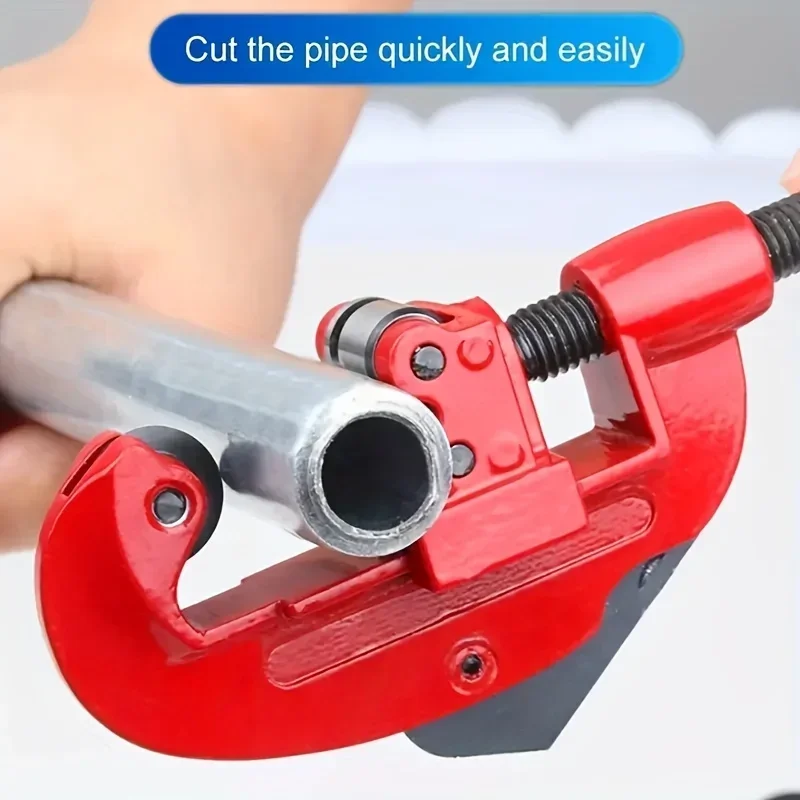 Tagliatubi da 1 pezzo, tagliatubi da 1/8" a 1-1/8", utensile da taglio per tubi resistente per tagliare rame, alluminio acciaio inossidabile