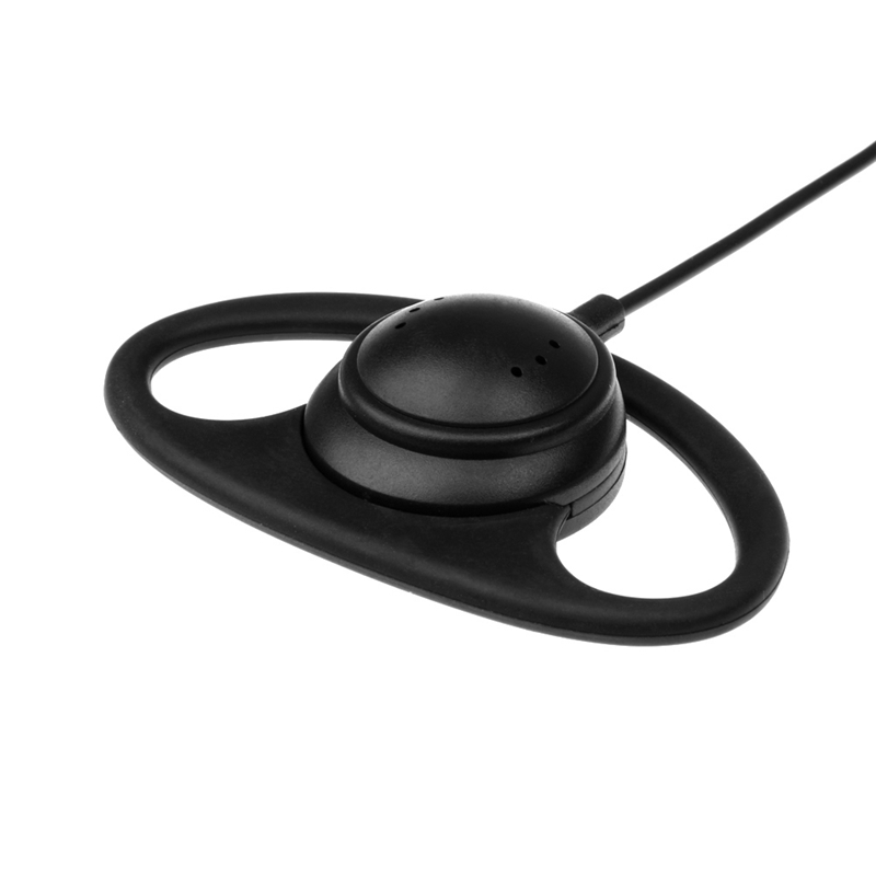 10PCS 2Pin Geavanceerde D Vorm Oorhaak Ptt Headset Oortelefoon Microfoon Voor Motorola CP040 Gp88S Gp300 Gp68 Gp2000 Gp88 Gp3188 EP450 Radio