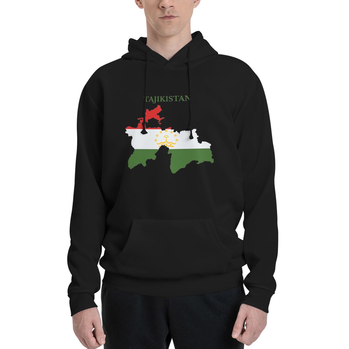 Tajikistan Flag Map pasangan Plus sweter bertudung beludru obral besar Hoodie tali bertudung kualitas tinggi imut santai