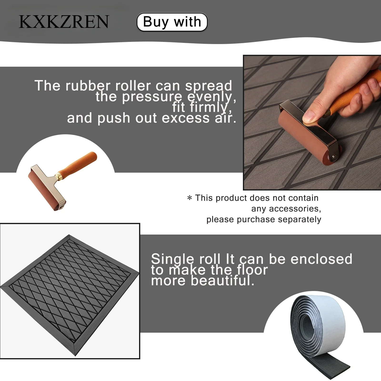 EVAフォームボートデッキマット,滑り止めパッド,ダイヤモンドパターンの刻印,マリンアクセサリー,フローリング,1900x350x6mm