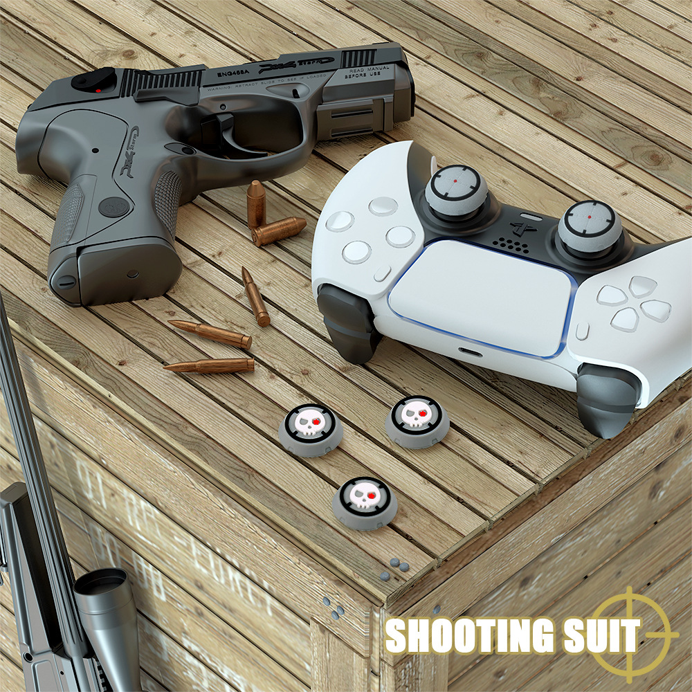 クールゲームシリコーン親指スティックグリップキャップジョイスティックカバーソニー PS5 PS4 PS3 Xbox One スリムシリーズ X/S スイッチプロサムスティックケース