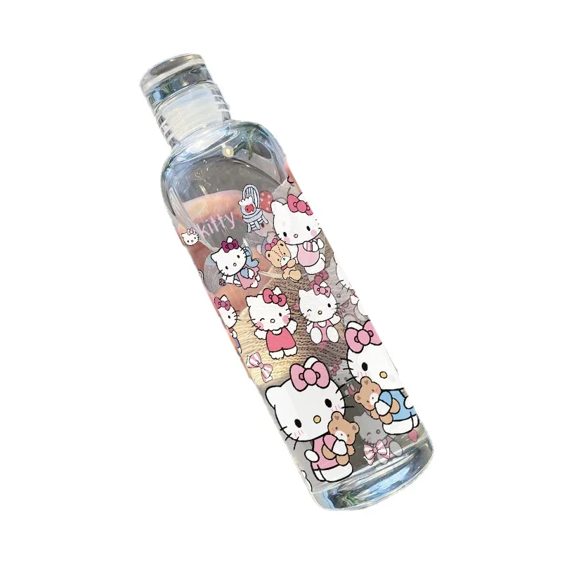 Hello Kitty กระบอกน้ำแฟชั่นความจุสูงขวดกีฬาแบบพกพากลางแจ้งกีฬาฟิตเนสดื่มขวดของขวัญ
