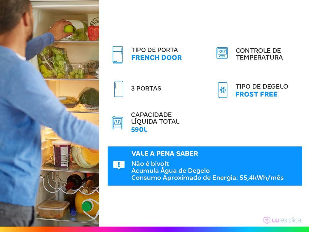 Geladeira/Refrigerador Electrolux Frost Free Multidoor - 220V