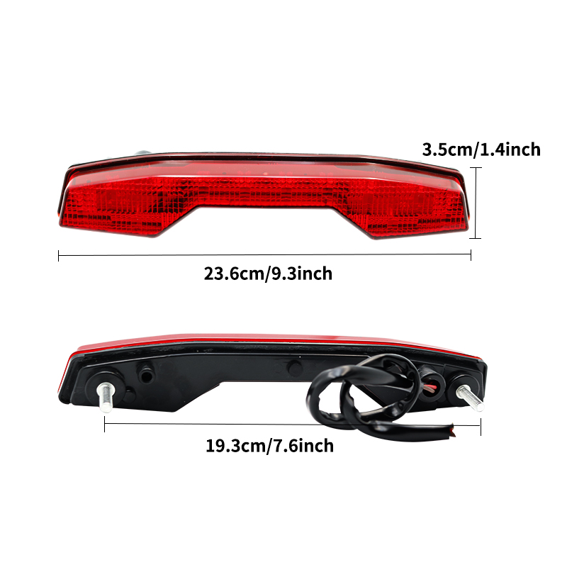 Moto luz traseira da cauda para quadsport ltr450 atv led luz da cauda de freio para suzuki LT-R450 ltr 450