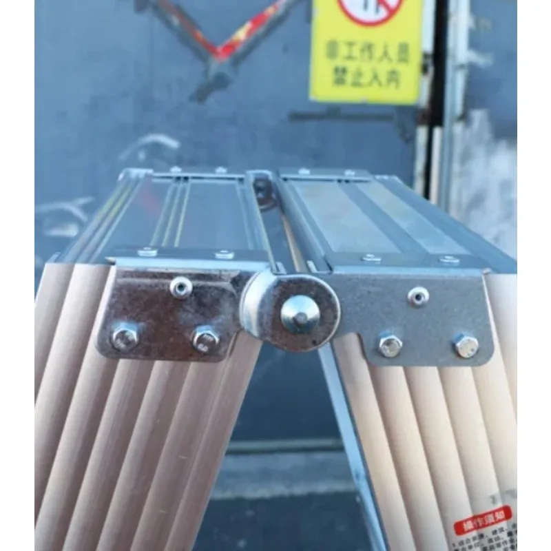 Modern Design Double-Sided Aluminum Folding Step Ladder Telescopic and Combination Structure