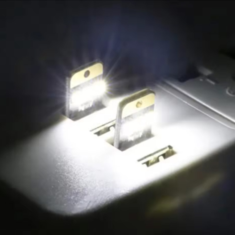20PCS Ultra-thin mini USB LED lamp, computer lamp, power bank, portable high-intensity USB lamp, touch switch, night light