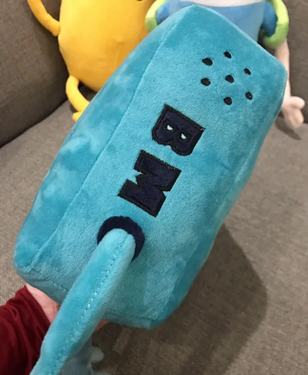 Anime finn jake bmo macio pelúcia animal bonecas criativo aventura tempo brinquedos de pelúcia dos desenhos animados bonecas de pelúcia crianças presentes