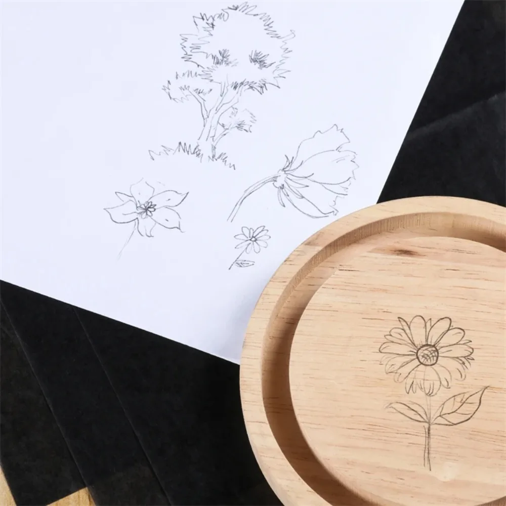 Tracing Paper Carbonless Copy Paper Graphite Reusable Carbon Paper Reusable Black Blue One-side Drawing