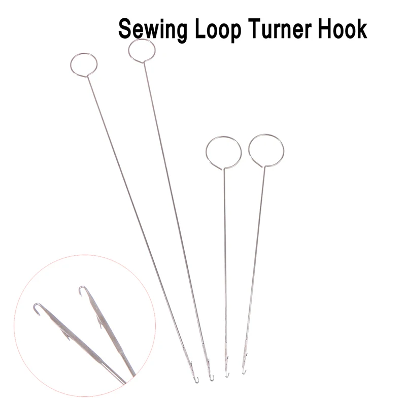 DIY Metalowa pętla do szycia Turner Hook do toczenia rur tkaninowych Paski Paski Paski