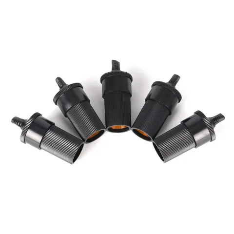 Encendedor de cigarros para coche y camión, enchufe hembra de alta potencia para bomba inflable, adaptador de enchufe en línea para aspiradora, 12V-24V