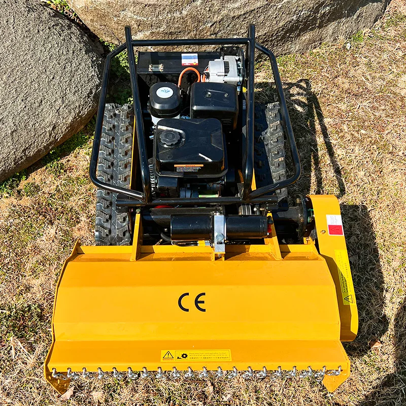 Aangepaste landbouw- en bosbouwapparatuur Robot zero Turn Dorsvlegel Crawler 10HP 12HP 15HP Afstandsbediening Grasmaaier