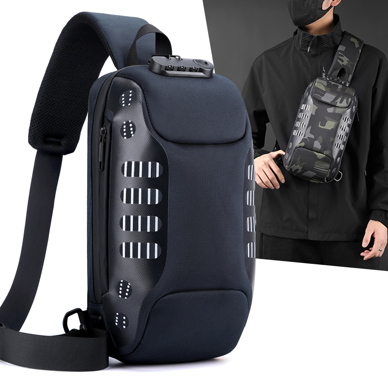 Toposhine Mode Sportieve Running Schoudertas Functie Rijden Heuptas Messenger Bag Beste kwaliteit Nylon Heren Borsttas