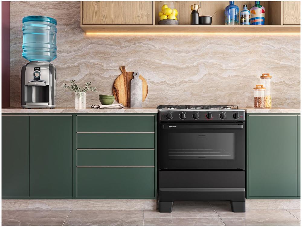 Fogão Elétrico 5 Bocas Esmaltec Ideal Super - Bivolt