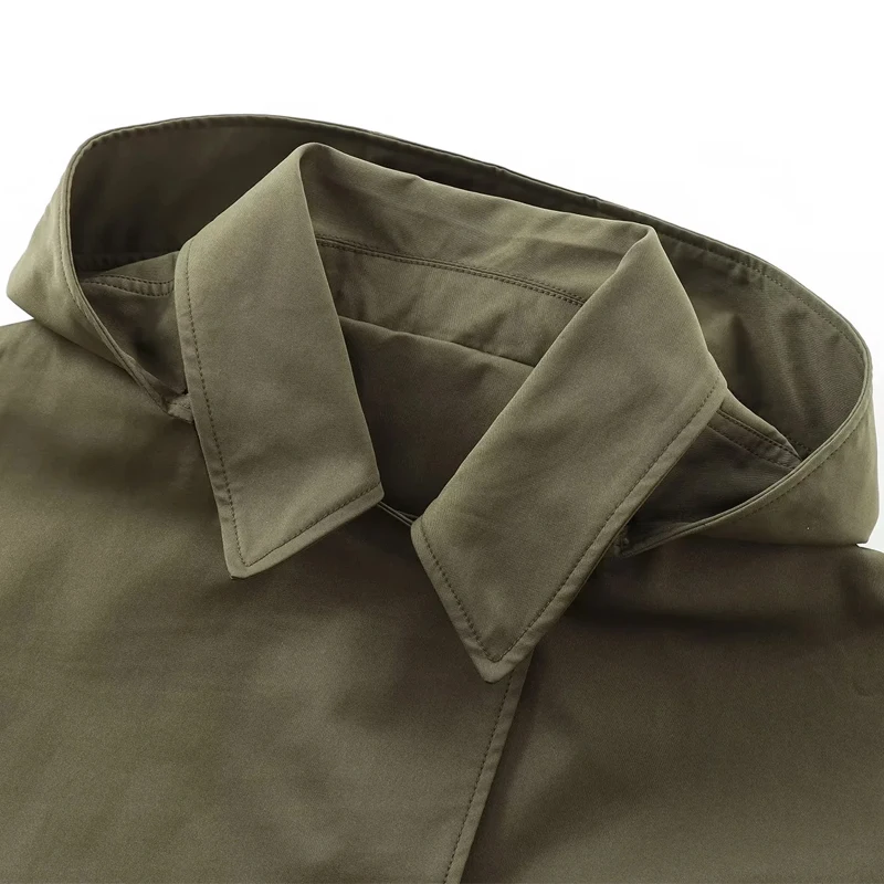Hxao verde quente inverno com capuz jaquetas femininas 2024 outono ao ar livre oversized jaqueta bomber casacos demi-temporada windbreak outerwears