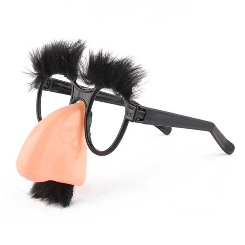 Halloween Disguise Moustache Glasses Contrast Funny Glasses Party  Mustache Funny Adult Big Nose Festival Supplies in 2025 안경테