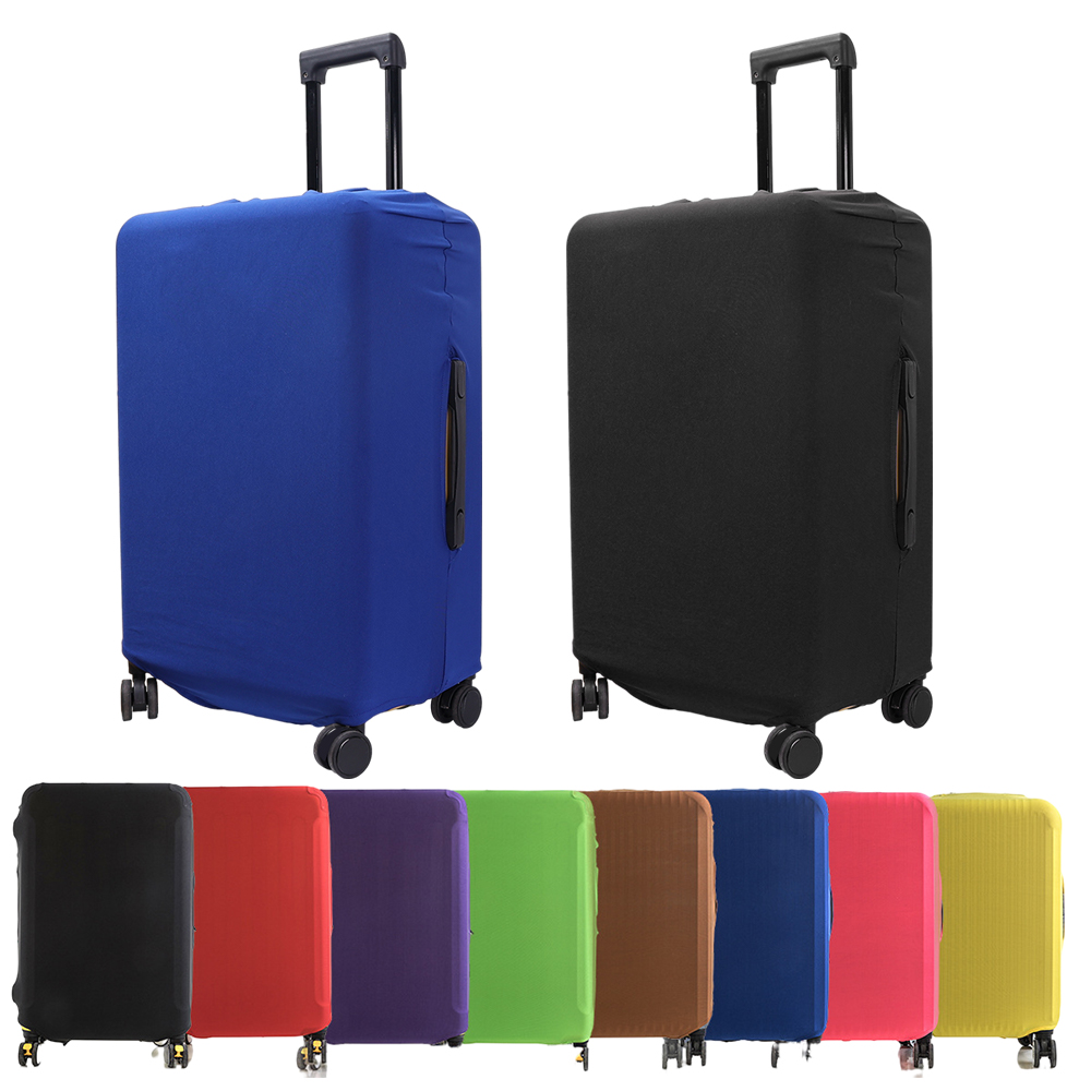 Rollbare Gepäckabdeckung, Kofferschutz, elastischer Stoff, Farben, Gepäck, staubdichter Koffer, geeignet für 18–28 Zoll Reisezubehör