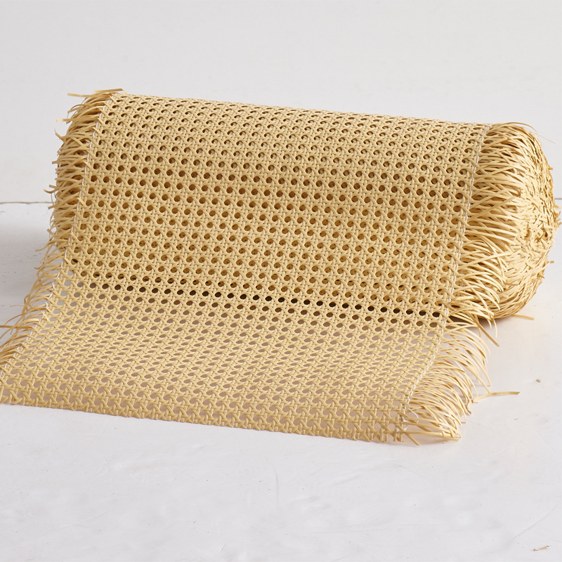 Plastics Rattan Roll Rattan Octagonal Weaving Decorative Furniture Chair Cabinetry Craft Woven Net Rattan Wire Repair Material