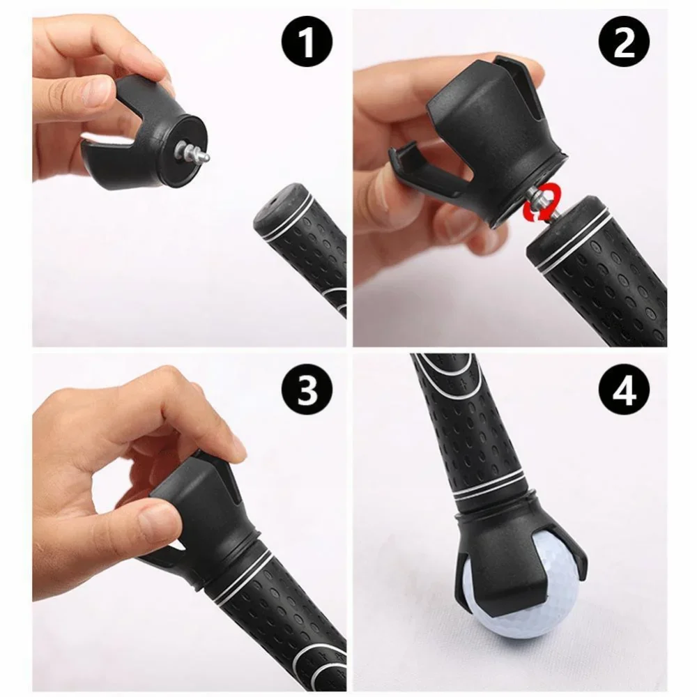 Abrazadera para recoger bolas G olf, suministros de Golf de aleación de Zinc y goma, accesorios prácticos para entrenamiento G olf