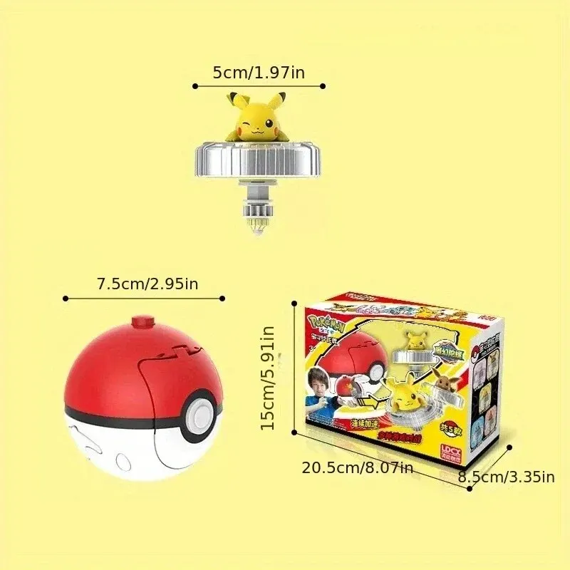 LDCX Pokemon สัตว์เลี้ยง Elf ผู้ปกครองเด็ก Interactive ของเล่นเด็กชุดของขวัญ 1 กับ Gyro Pikachu Squirtle Charmander คริสต์มาส