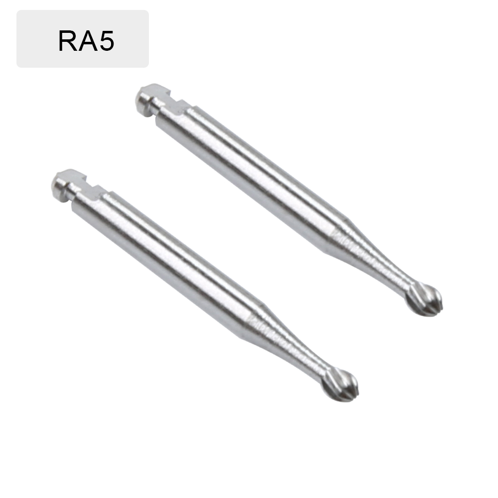 デンタルタングステンカーバイドバー、スロースピードラウンド、デンタルペストリーラブセンター用raシリーズ、研磨バーツール、2.35mm、新品、ボックスあたり5個