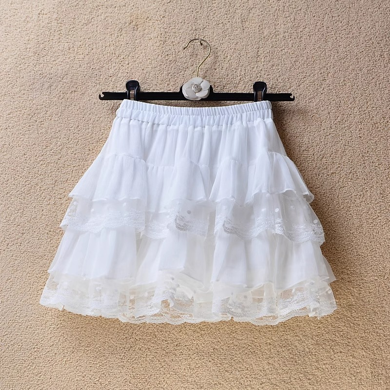 탄성 고딕 레이스 투투 스커트 여성 블랙 메쉬 디테일 페티코트 섹시한 미니 Tulle 스커트 파티 클럽 착용 댄서