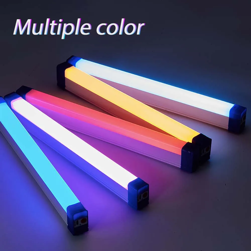 LED Video Light Wand มือถือแขวนเติมแสงการถ่ายภาพโคมไฟโคมไฟข้างเตียงแบบชาร์จไฟได้ LIGHT STICK สําหรับ Vlog ที่ถ่ายทอดสด