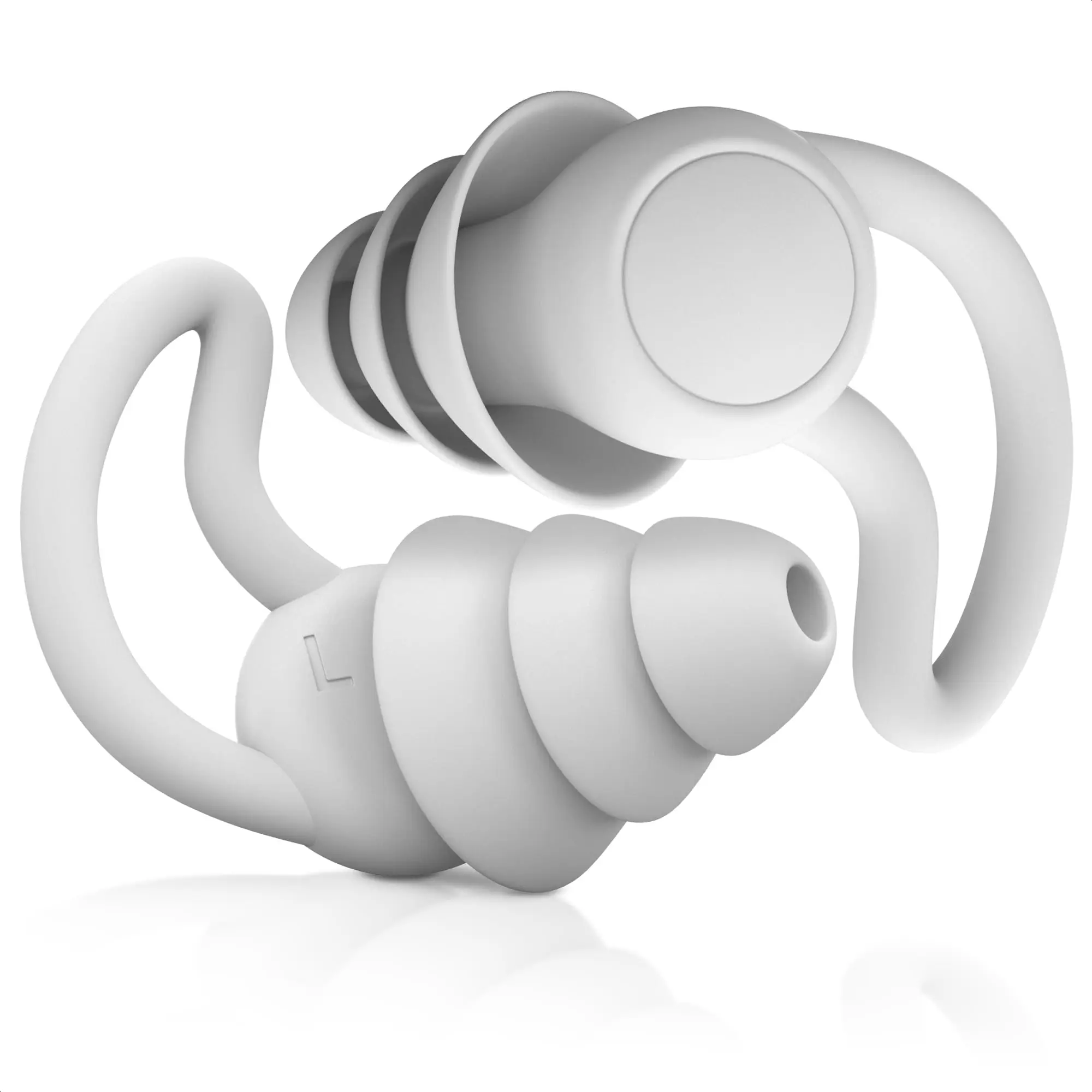Reusable Earplugs, Soft silicone, suitable for a variety of scenarios 3-Layer Silicone EarPlugs for Swim
