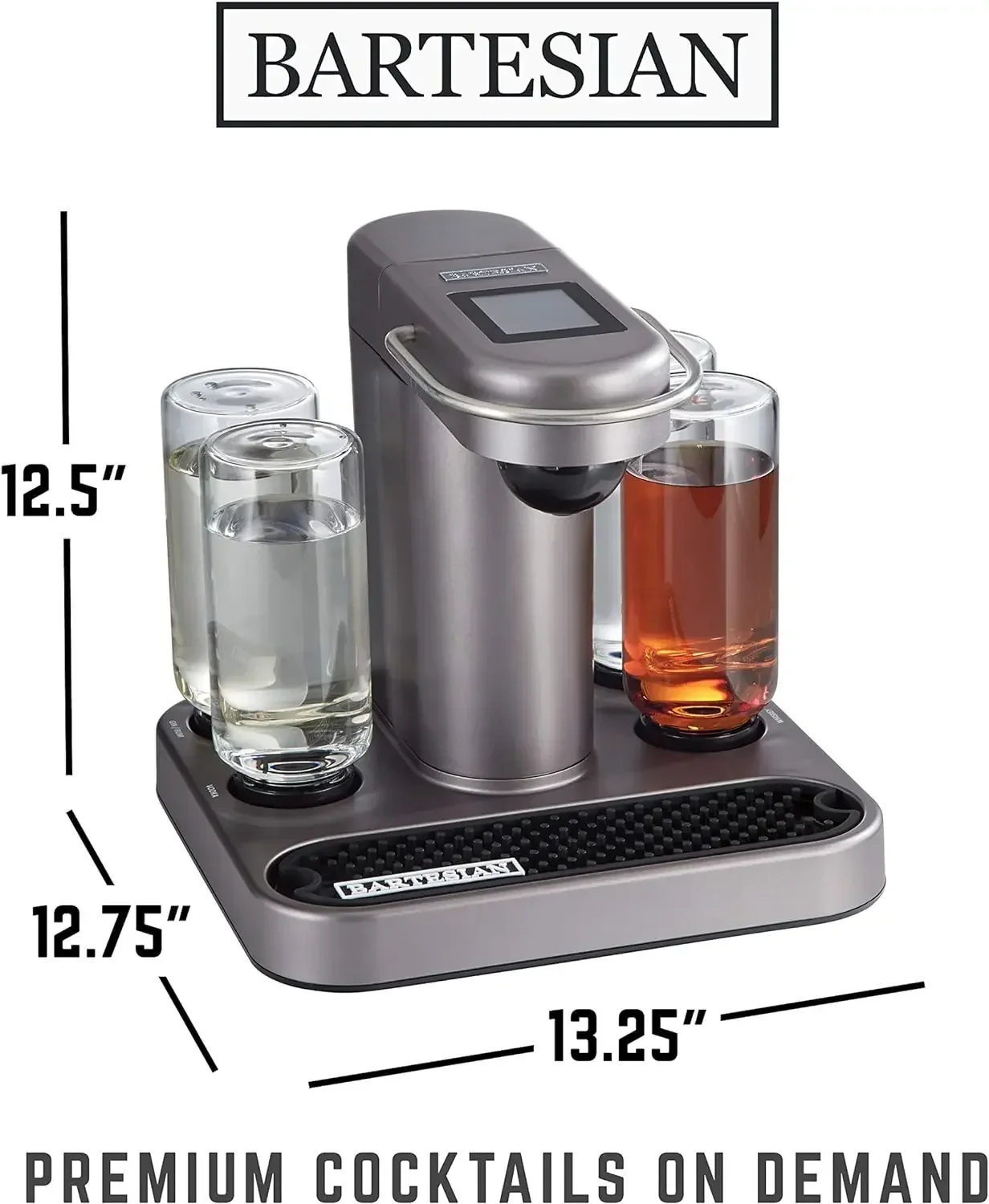 home.Bartesian Premium Cocktail and Margarita Machine for The Home Bar with Push-Button Simplicity