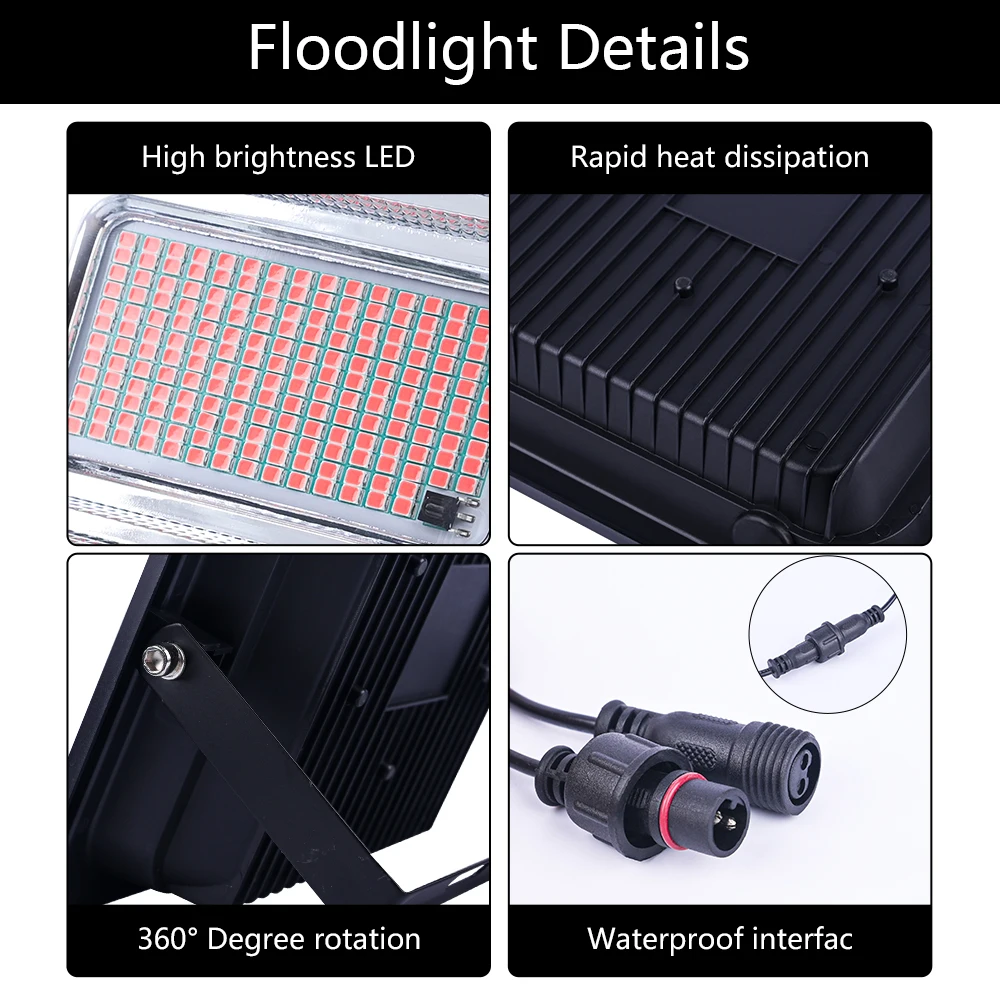 植物ライト 200 ワット Led ソーラー成長ライト IP67 フィトランプフルスペクトル電球水耕ランプ温室花種子成長テント