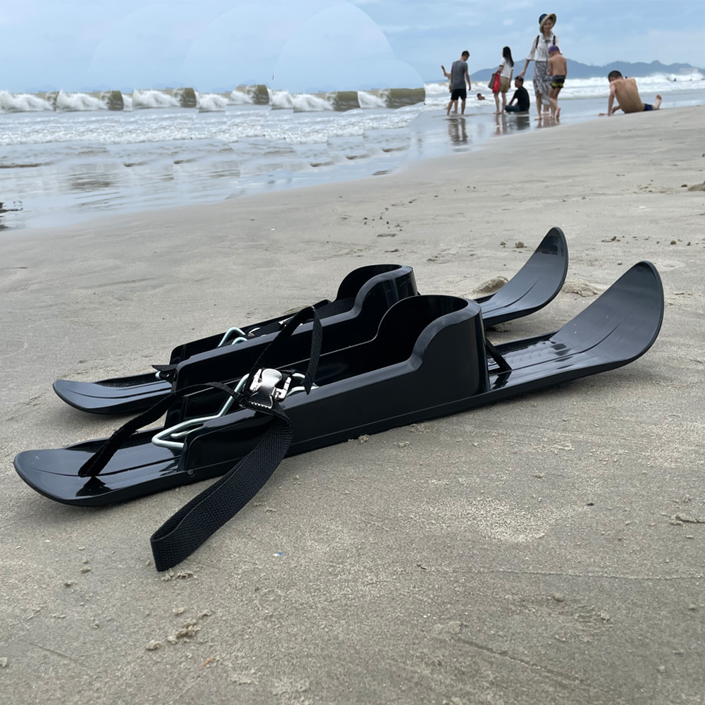 แผ่นสกี Wheelblades เลื่อนกระดานสกีชายหาดสเก็ตบอร์ด Fit รถเข็นเด็ก Balance Bikes Disabled รถเข็นสัตว์เลี้ยงรถเข็นเด็ก