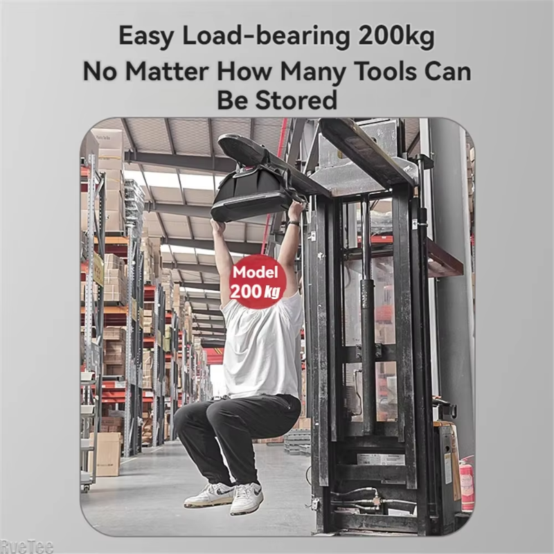 Новый DELIXI 1680D Оксфордский серый органайзер для инструментов, большая сумка для инструментов для электрика, плотника, механика, сумка для хранения инструментов