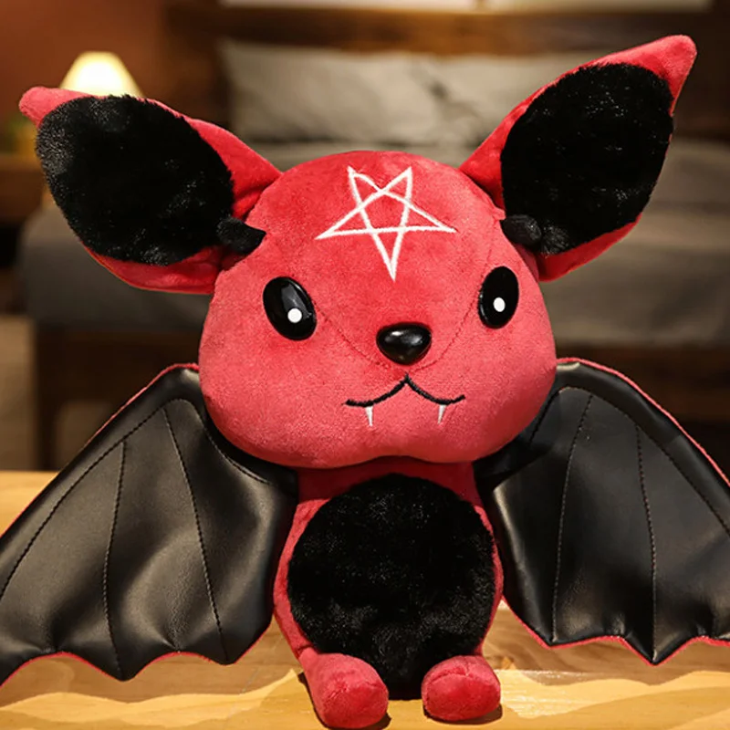 30 ซม.ฮาโลวีน Plushy สี่สีปีศาจค้างคาวการ์ตูนนุ่มสําหรับชายและหญิงคริสต์มาสฮาโลวีนวันหยุดของขวัญ