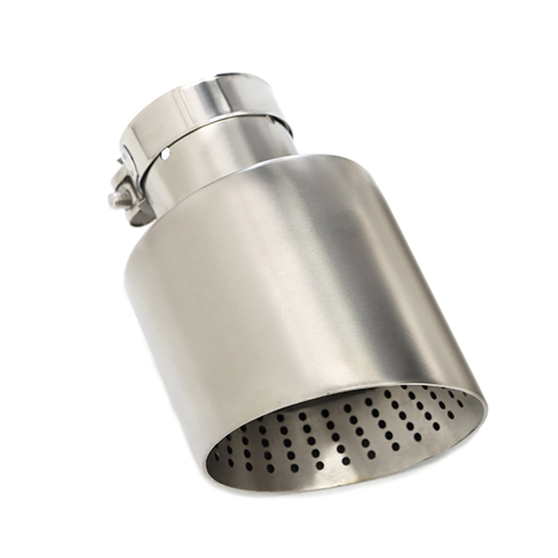 1 Stücke Matte Edelstahl Auto Auspuff Spitze System Rohr Universal Auspuff Spitze Für VW GTI MK7 Golf7 Düse 60 MM 63mm Schalldämpfer Spitze