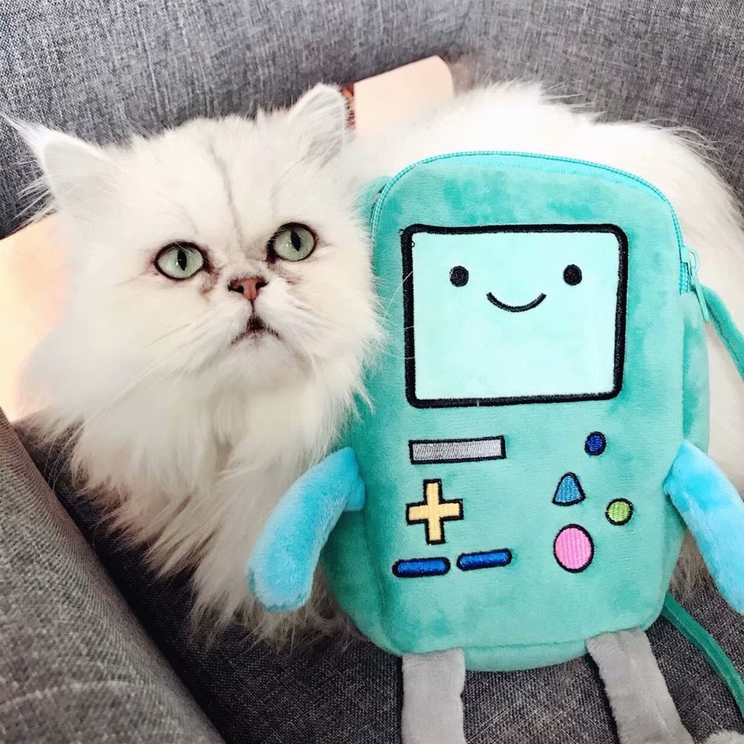 การ์ตูนFinn & JakeรูปCrossbodyกระเป๋าตุ๊กตาเหรียญกระเป๋ากระเป๋าอะนิเมะBMOและกระเป๋าตุ๊กตาของเล่นเด็กหญิงเด็กชายวันเกิด...