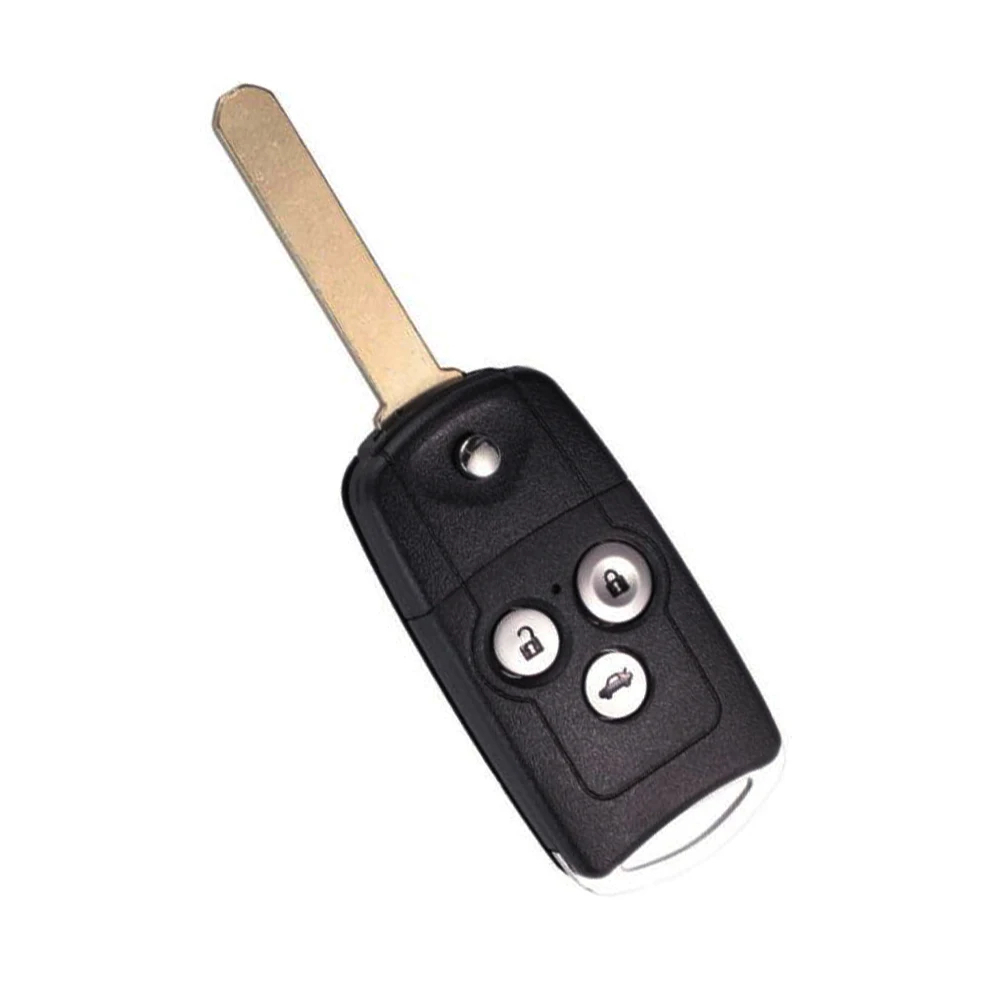 YIQIXIN ホンダアキュラシビックアコードジャズ CRV HRV 2009 2010 2011 2012 2013 2014 修正されたフリップ車のキーシェルケース 2/3/4 ボタン