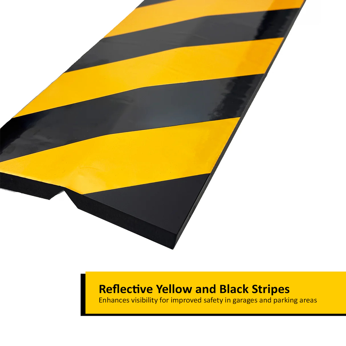 Nicoman Reflective Corner Guard, EVA Foam Reflective Wall Edge Corner Protector Car Garage Door Bumper Guard Pad