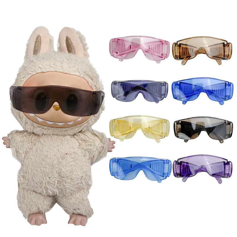 Clothes for Labubu 1PC Sunglasses Swimming Goggles Accessories for  Labubu 10cm Cotton Doll in 1st 2nd 3rd Generation Plus