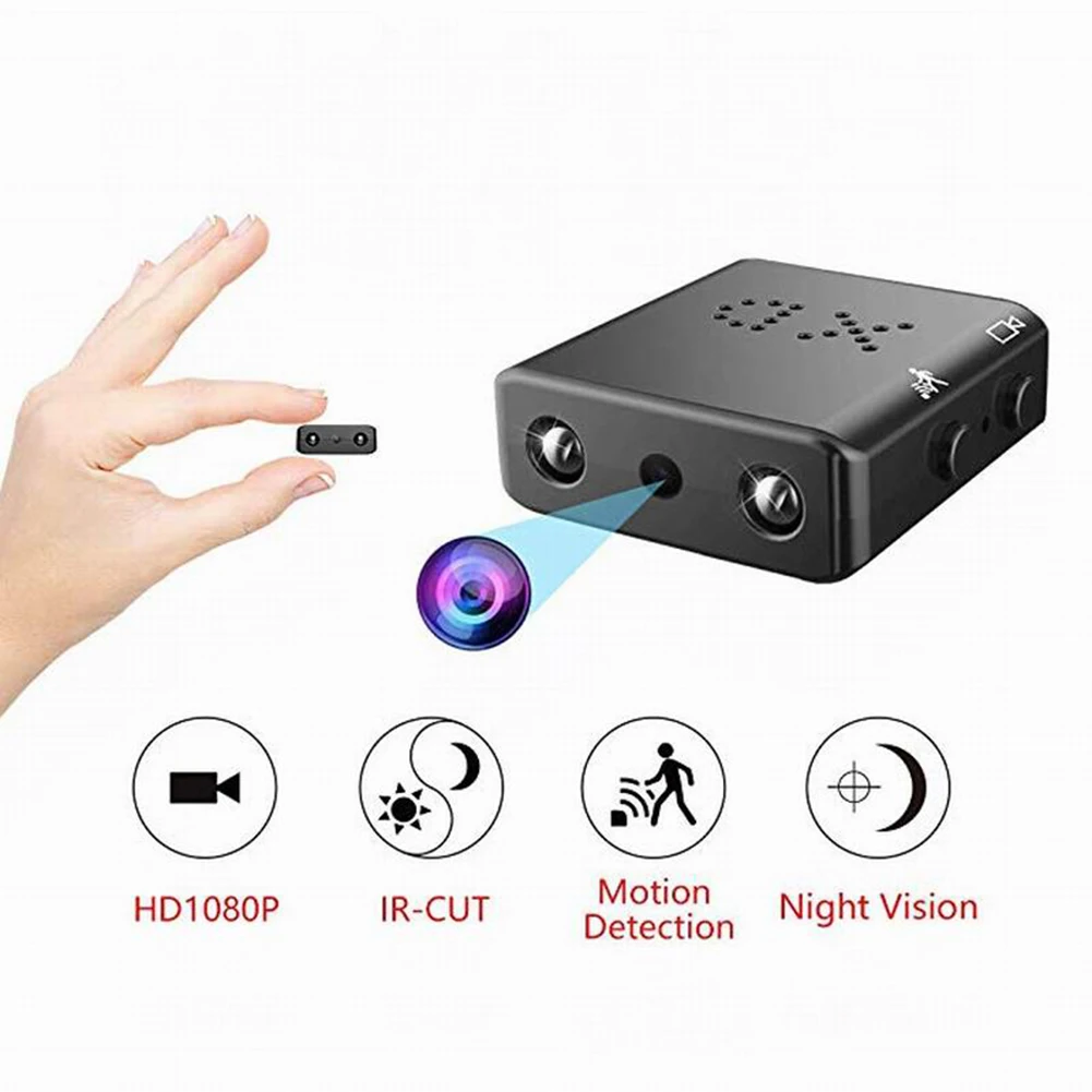 Mini-Kamera 1920x1080p HD-Video recorder Infrarot-Nachtsicht-Bewegungs erkennung unterstützt tf-Karte bis zu 32g Micro-Cam