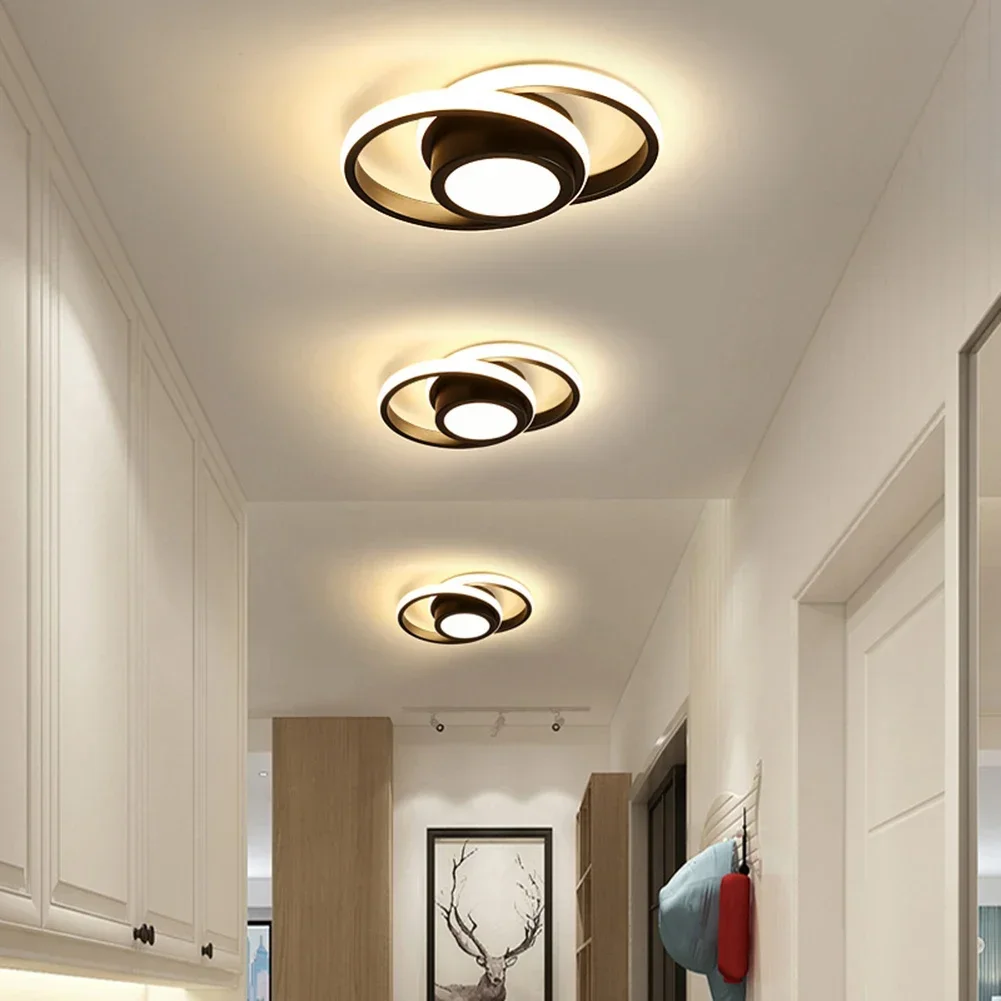 3 helle Farbe LED Decken leuchte moderne dimmbare Schlafzimmer Kronleuchter Decken leuchten für Esszimmer Wohnzimmer nordischen Gang Lampe