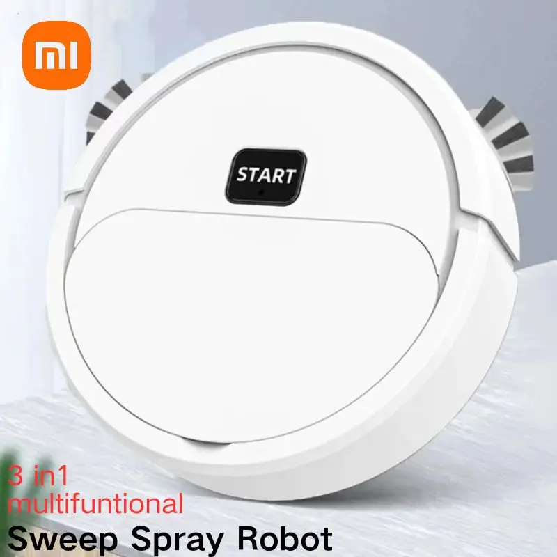 Xiaomi-Robot aspirador de barrido automático, Mini succión de barrido de arrastre seco y húmedo, 3 en 1, máquina de barrido fuerte, Robot inteligente