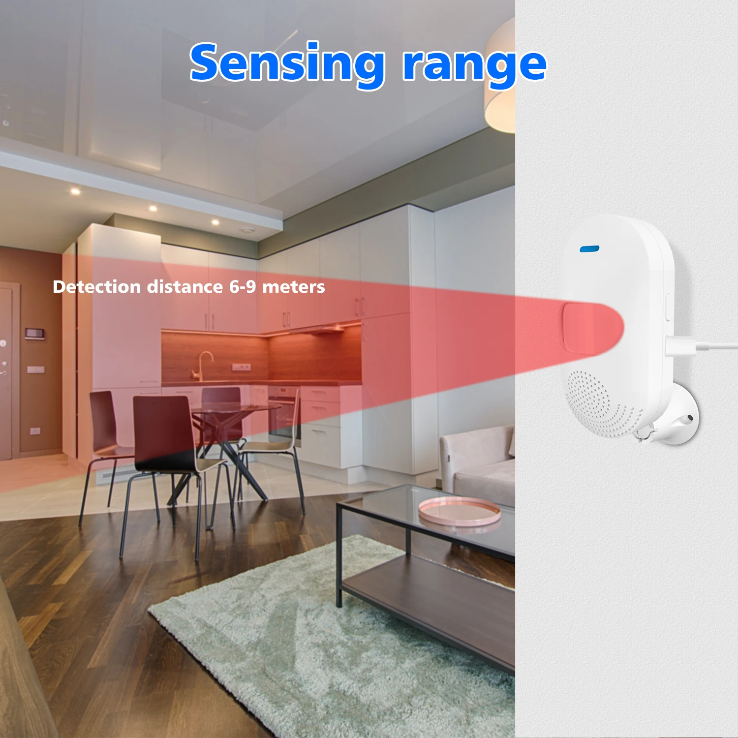 Tuya WiFi Home Burglar Sensor Infrared Alarm Motion Detector PIR Sensor Smart Life APP Security Protection Remote Monitor APP