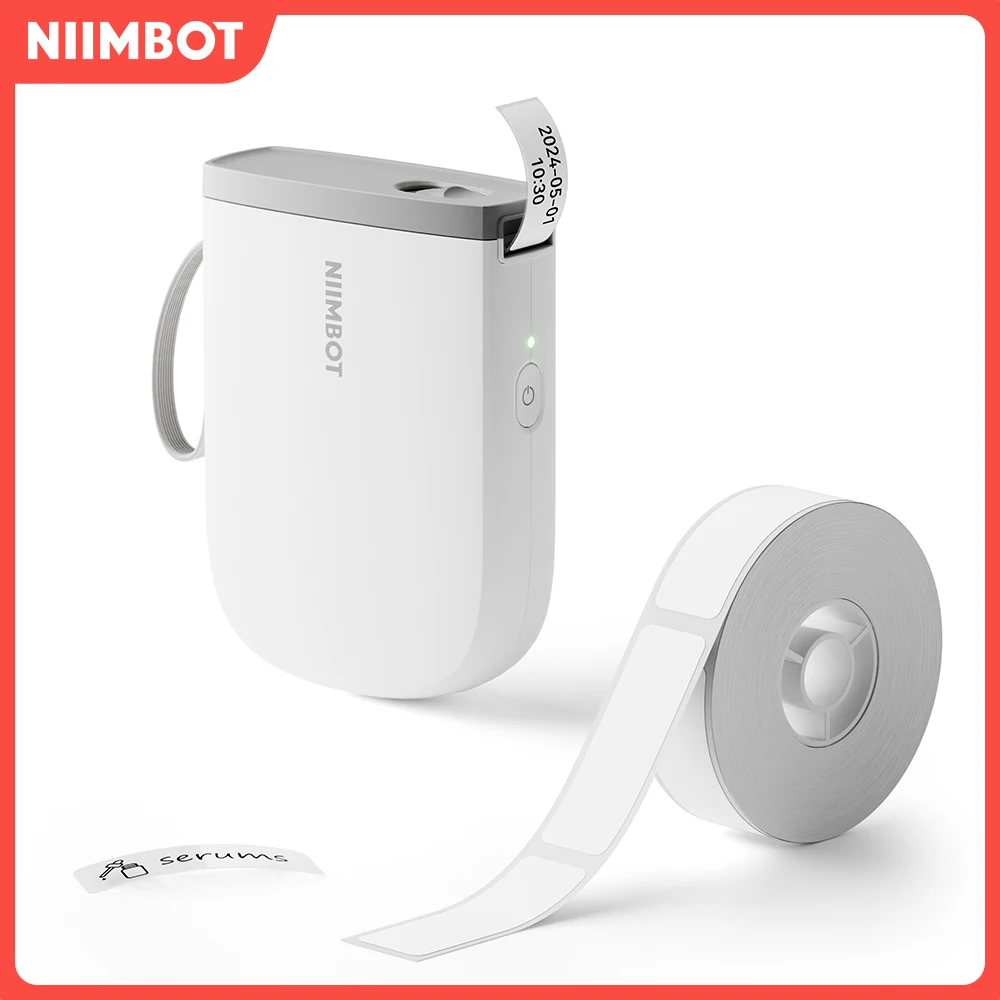 Niimbot D11/D110 Label Maker Wireless Pocket Self-Adhesive Name Tag Sticker Printer for Home Office