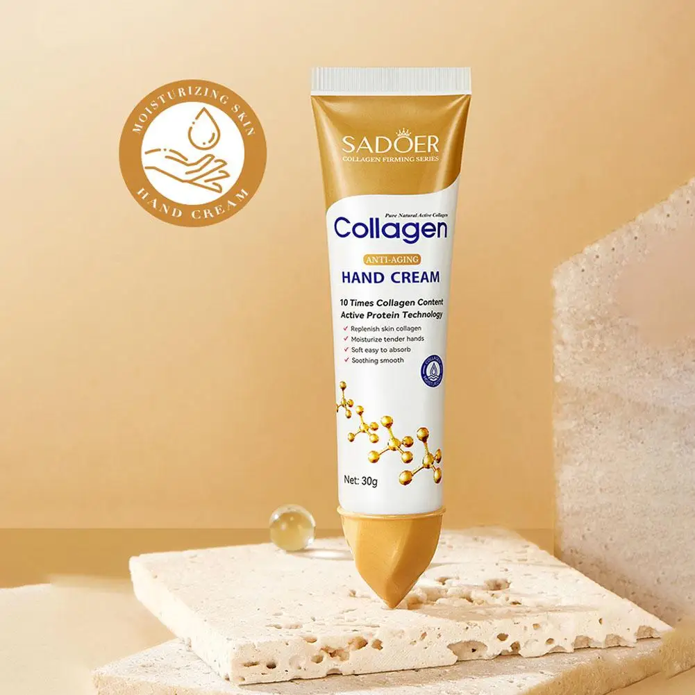 Creme hidratante para as mãos, Cuidados com a pele, Produtos de reparo rachados, Suavizar a Nutrição, Coreano, 3pcs x 30g